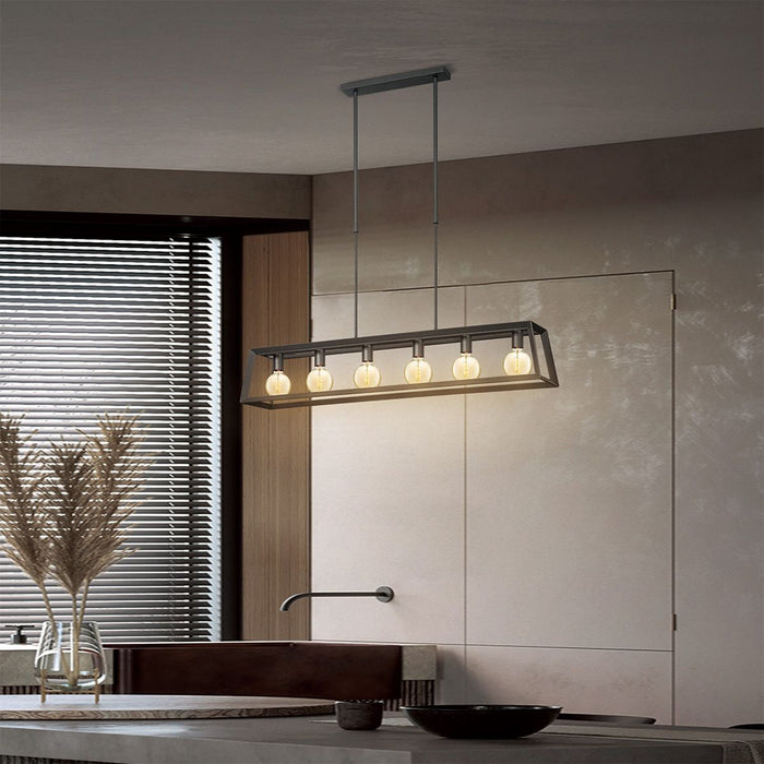 Home Sweet Home Sito 6 Lichts Hanglamp Zwart