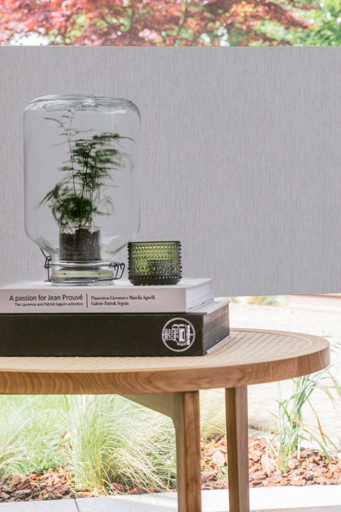 Art for the Home Zelfklevende Textiel Raamfolie - Muisgrijs - 150x45cm