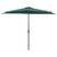 Beliani - GALATI - Halfronde parasol - Groen - 270 cm - Polyester