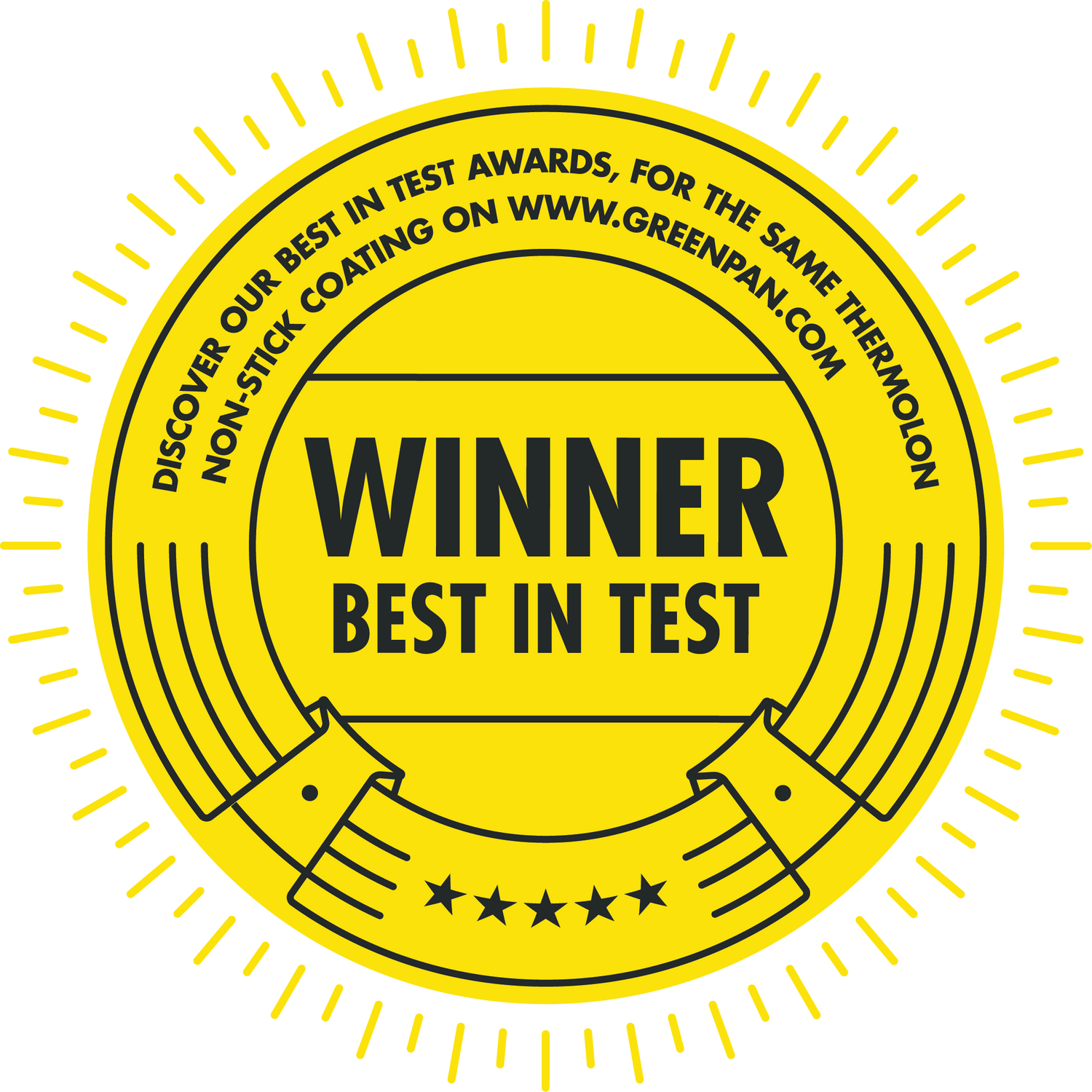 Greenpan Barcelona Koekenpannenset Ø 20 + 24 + 28 cm