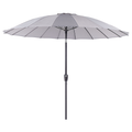 Beliani - BAIA - Parasol - Grijs - 270 cm - Polyester