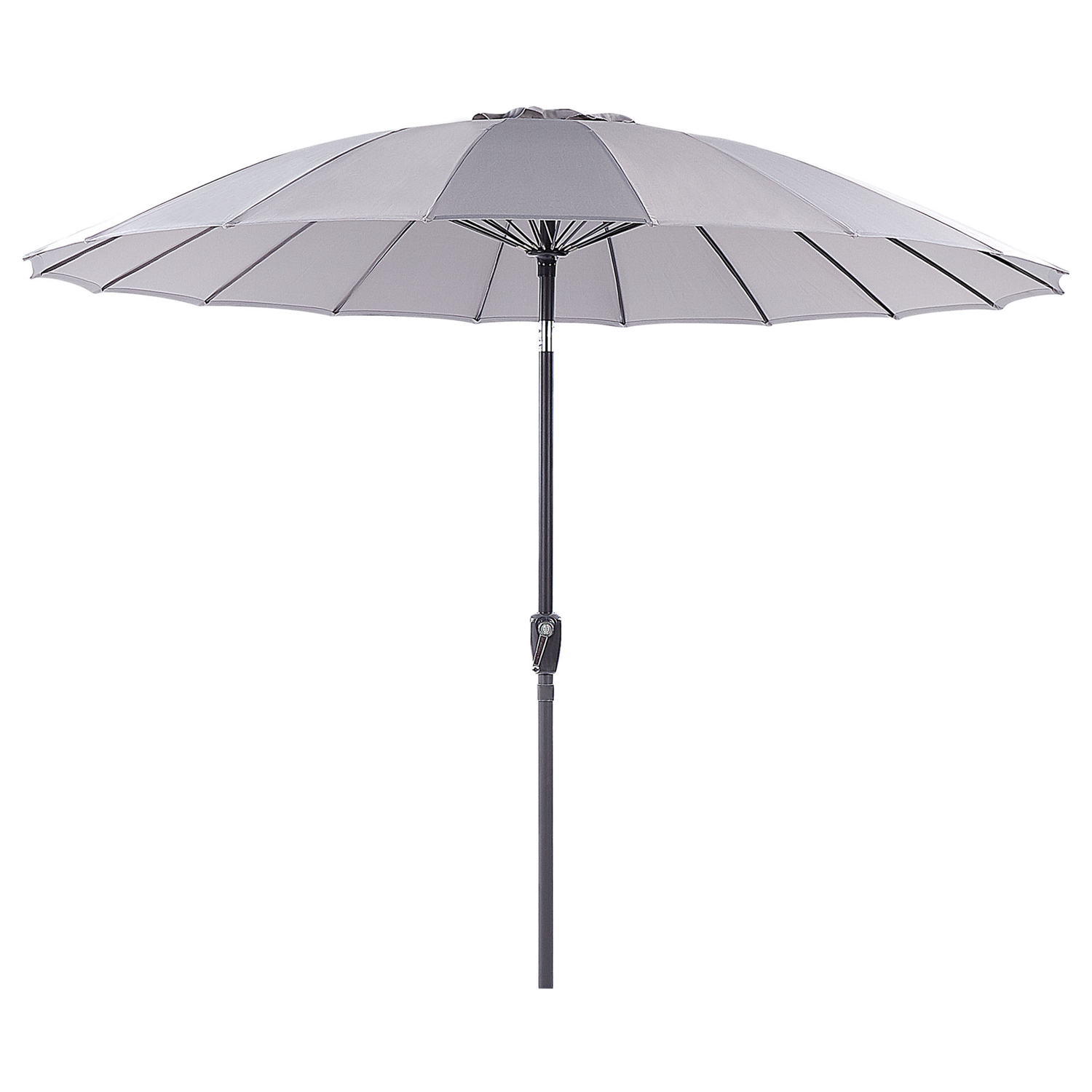 Beliani - BAIA - Parasol - Grijs - 270 cm - Polyester
