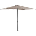 Staande Parasol in aluminium - Stokparasol van 200x300 cm - taupe