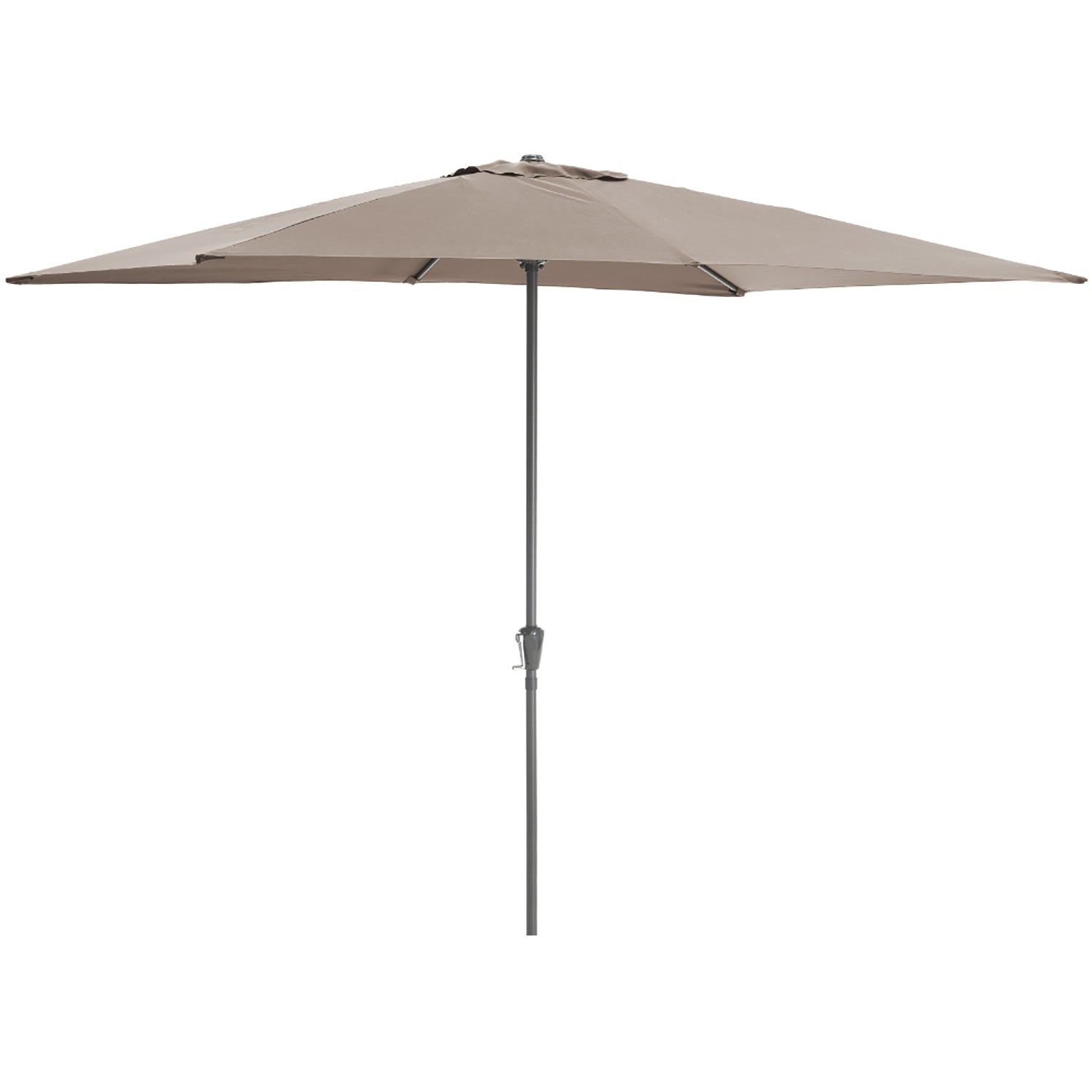 Staande Parasol in aluminium - Stokparasol van 200x300 cm - taupe
