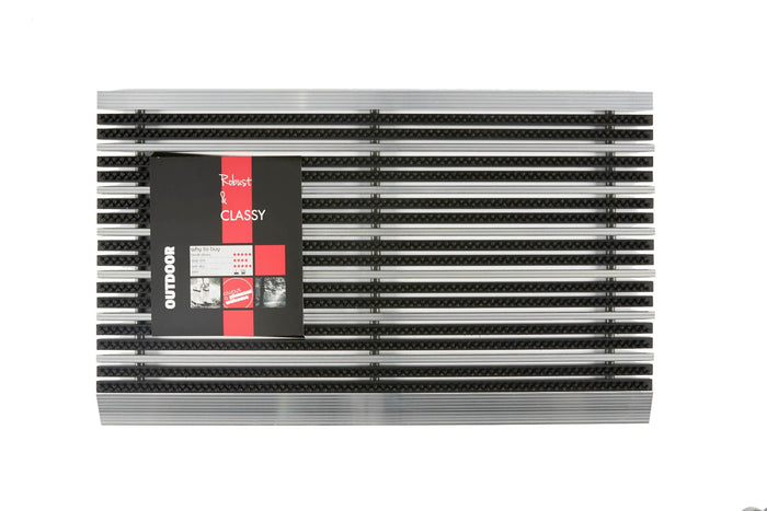 MD Entree - Schoonloopmat - Avanti Style - Antraciet - 45 x 75 cm