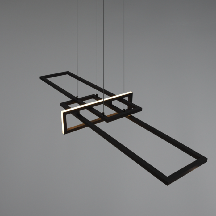 Trio Leuchten Salinas Hanglamp SMD LED 34W Zwart