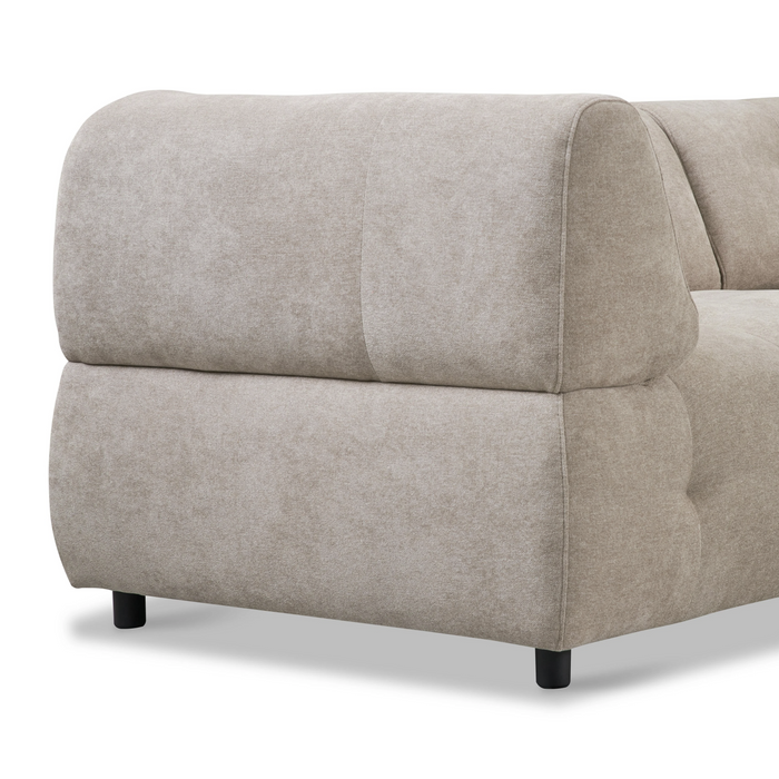 by fonQ Padded 3-zitsbank - Beige