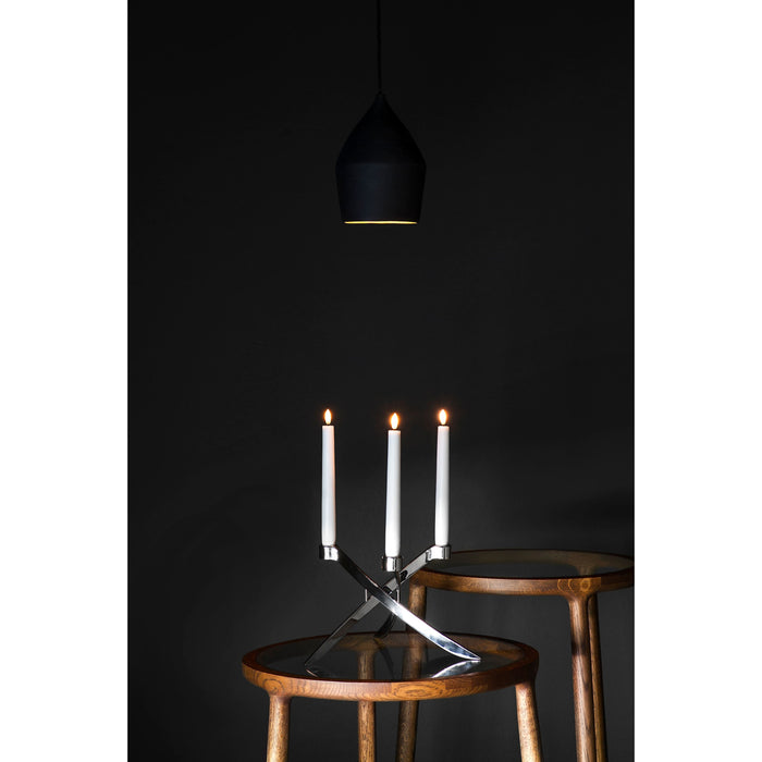 Uyuni Led Tafelkaars Wit- 15CM - Set van 2