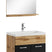 Badplaats Badkamermeubel Montreal Set 02 60 x 35 cm - Eiken met Zwart