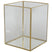 Home Delight - Windlicht glas 13x13x17cm goud