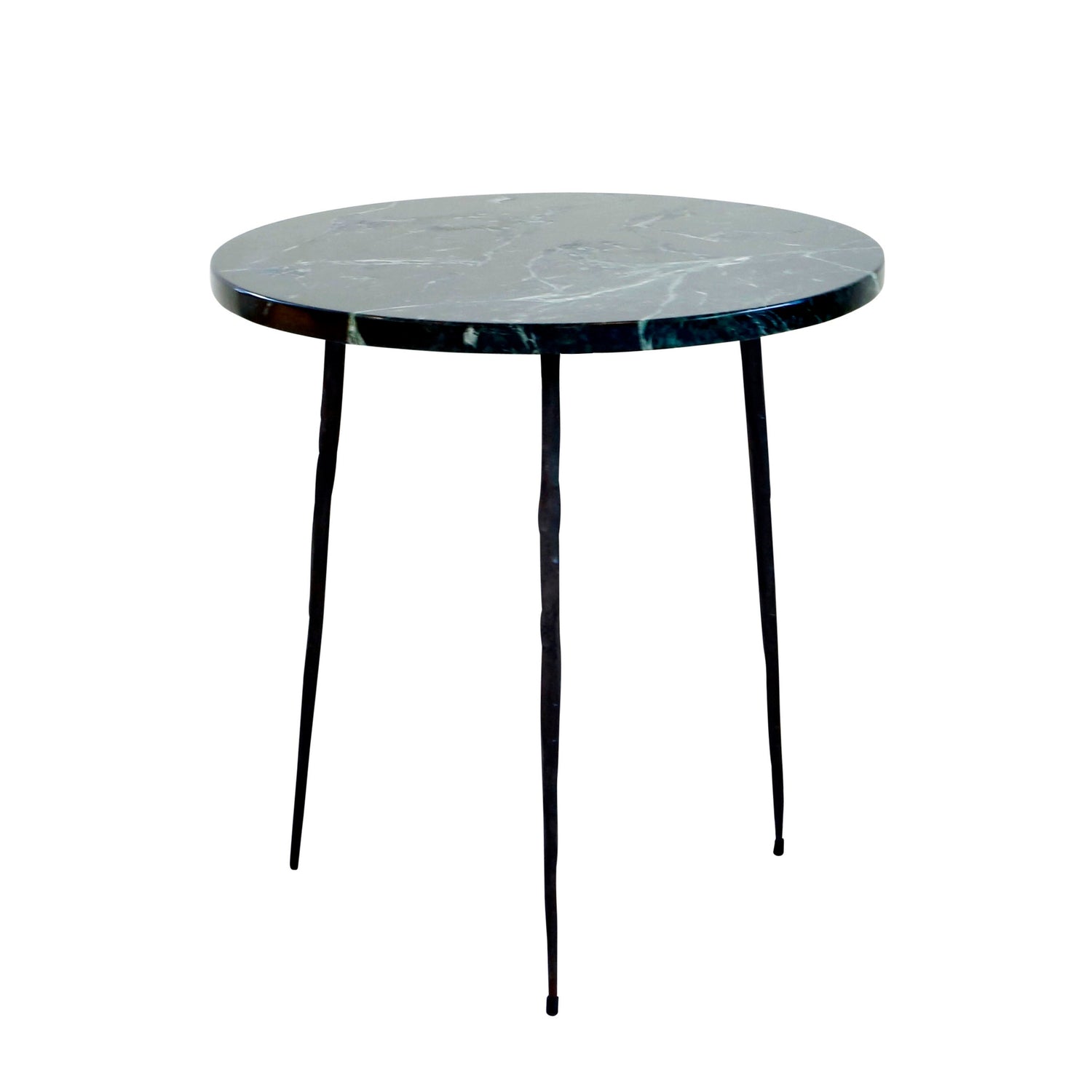 Furnified - Bijzettafel Florence - Groen Marmer - 40×40×40cm