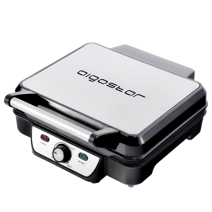 Aigostar Calore 30HHK - Contactgrill | Compact grillplaat - Zwart