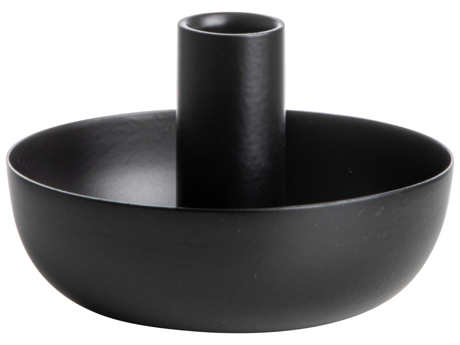 Gusta Dinerkaarshouder Metaal Ø12X8 cm Zwart