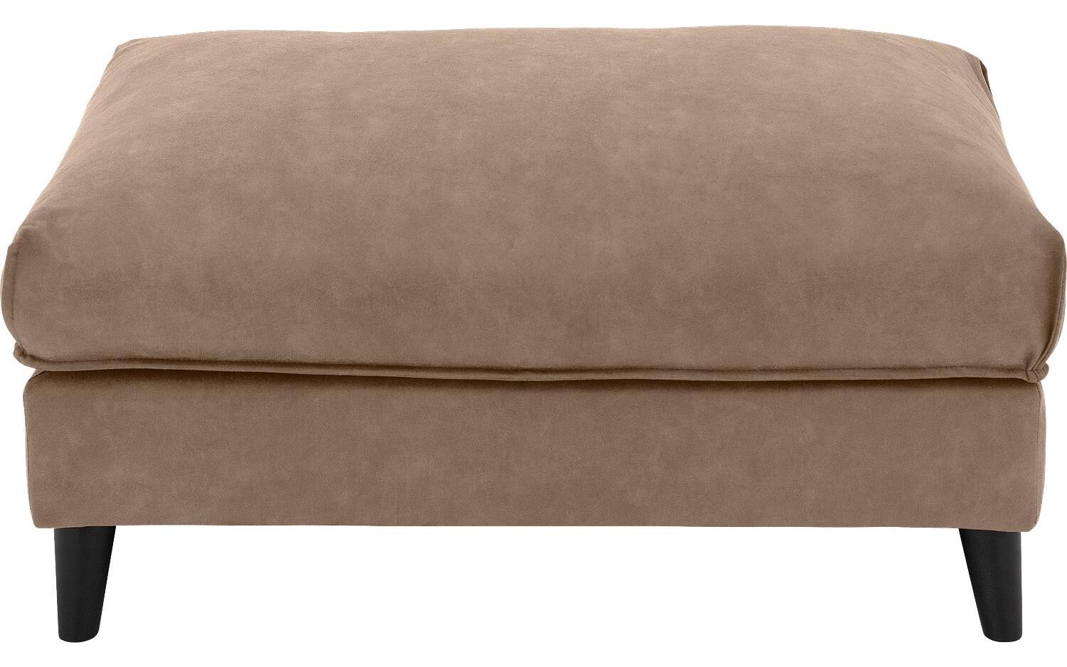 Goossens Hocker Jonas in microleer, lever