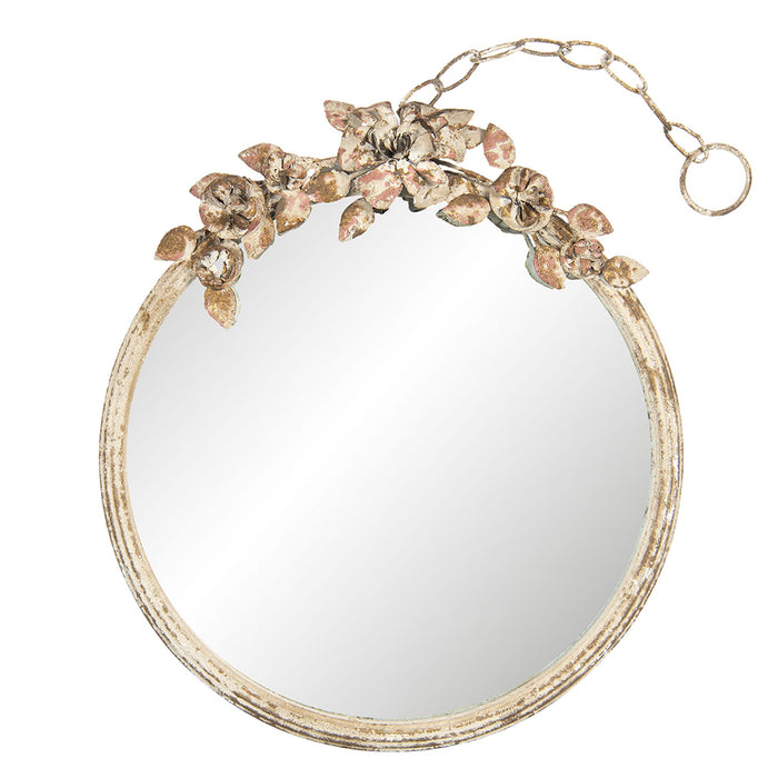 Clayre & Eef Spiegel 38x44 cm Goudkleurig IJzer