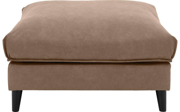 Goossens Hocker Jonas in microleer, lever