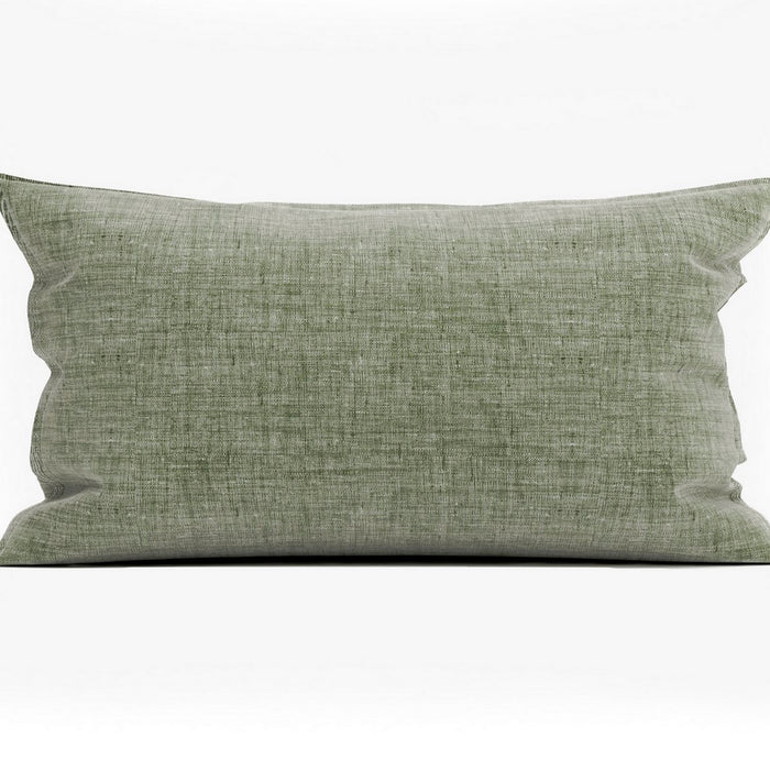 Zo Home Lino Kussensloop Linnen Look army green