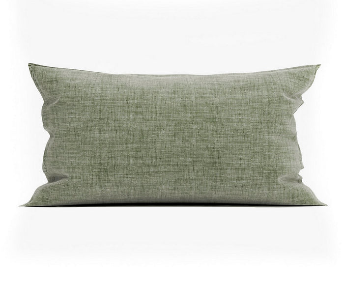 Zo Home Lino Kussensloop Linnen Look army green