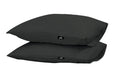 Kussensloop King 2 stuks - 300TC topkwaliteit - 2x 60x70cm - antraciet
