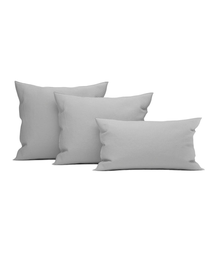 Heckett & Lane Wafel Kussensloop Katoen glacier grey