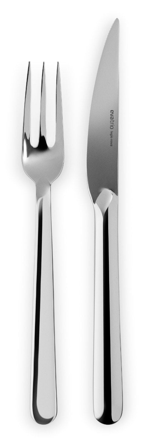 Legio Nova Grill Bestekset, 8 Delig, Zilver - Eva Trio
