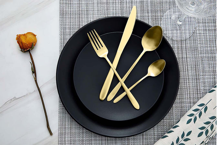 Buccan - Bestekset - London - 70 delig - Goud