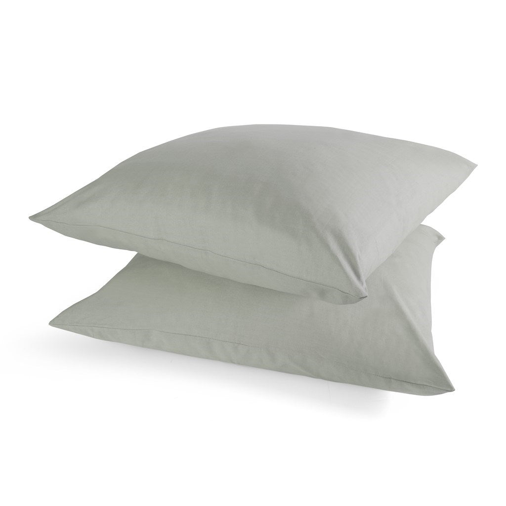 Dindi Home - Kussensloop Plain Beauty - 2x 60x70 - Groen