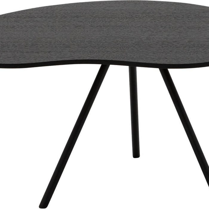 Goossens Salontafel Zyan in Eiken fineer wenge zwart