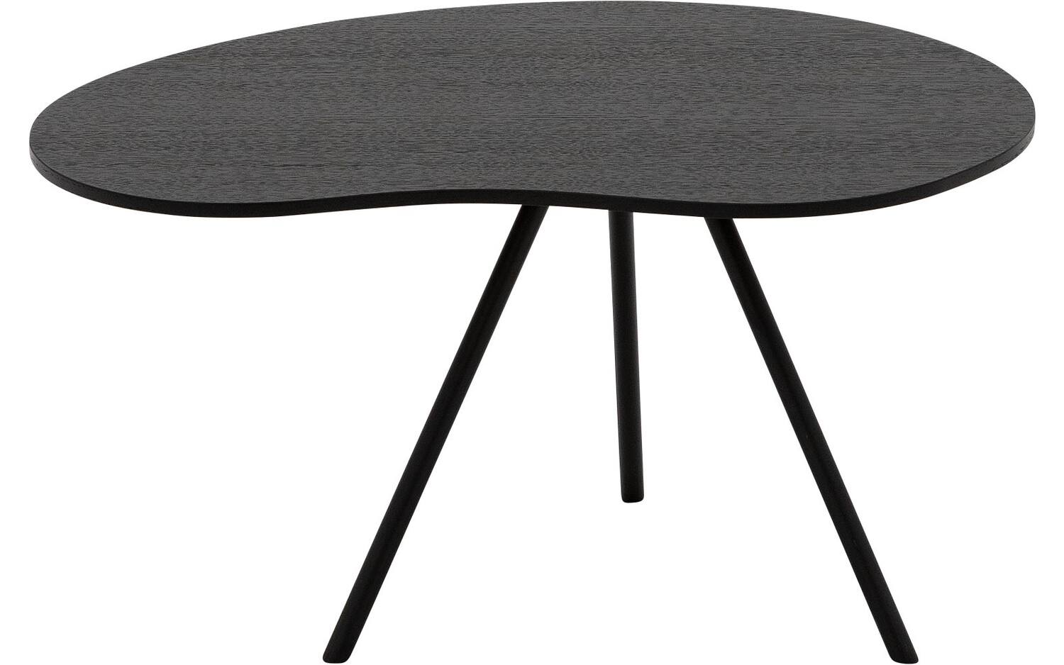 Goossens Salontafel Zyan in Eiken fineer wenge zwart