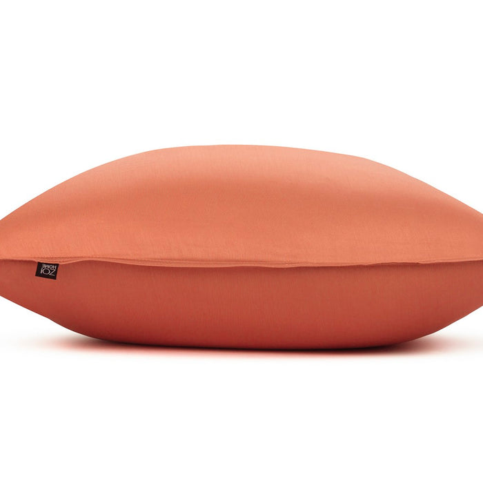 Zo Home Satinado Kussensloop Katoen Satijn - copper orange 50x50cm