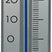 Hendrik Jan buitenthermometer aluminium zilver 30 cm