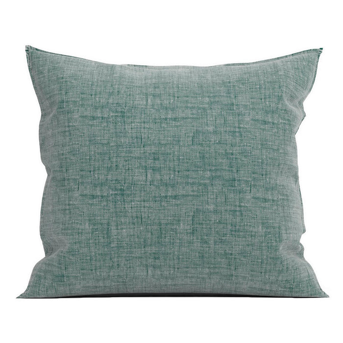 Zo Home Lino Kussensloop Linnen Look - emerald green 80x80cm
