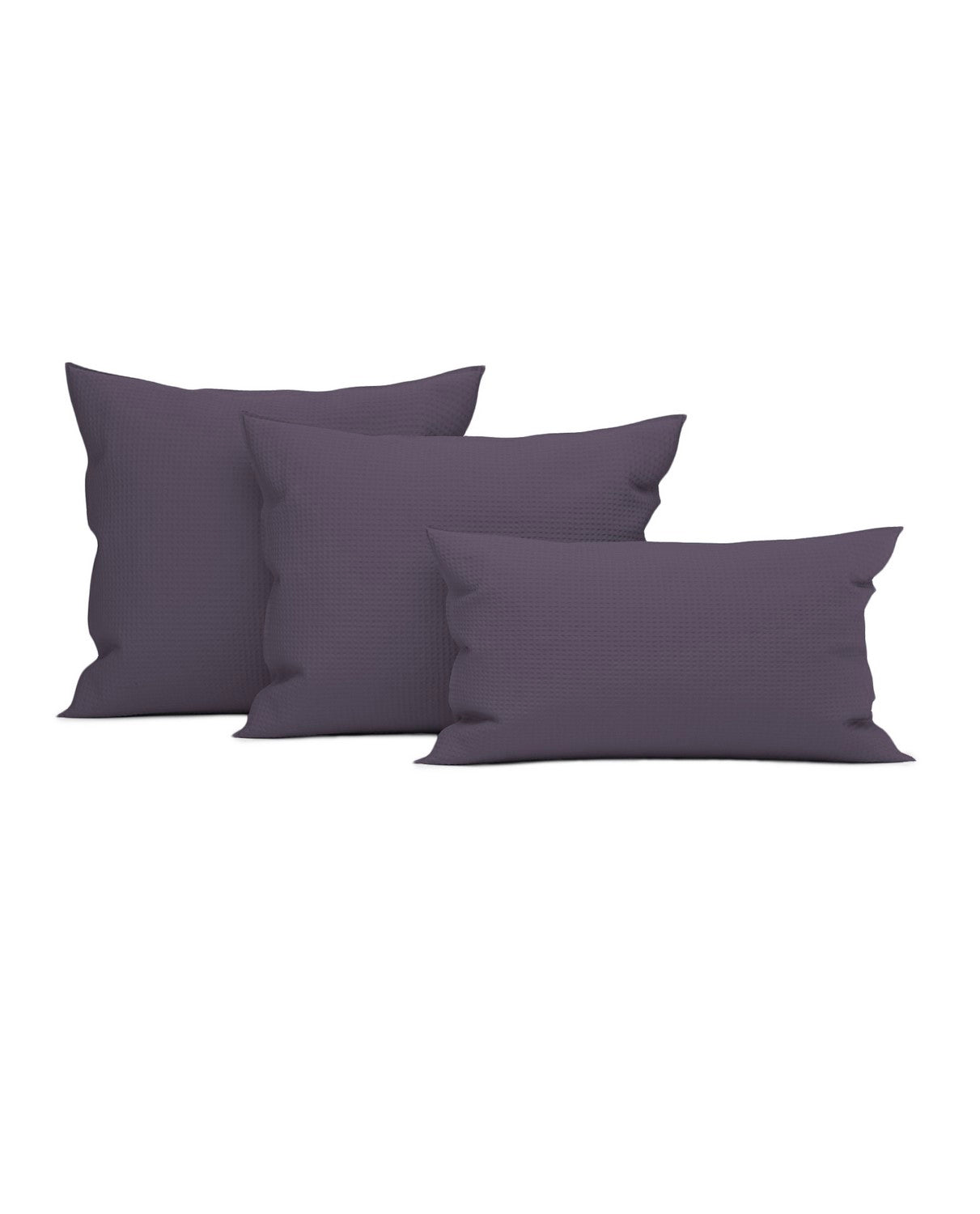 Heckett & Lane Wafel Kussensloop Katoen velvet purple