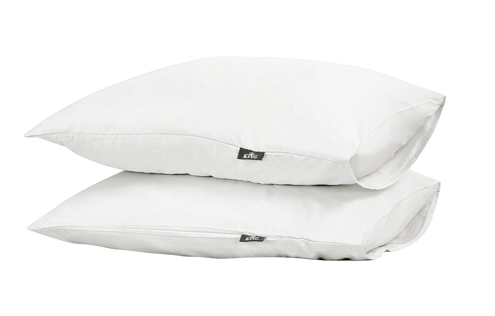 Kussensloop King 2 stuks - 300TC topkwaliteit - 2x 60x70cm - wit