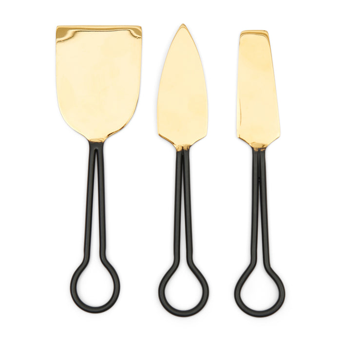 Riviera Maison Bestek Classic Cheese Goud - Set 3 Stuks