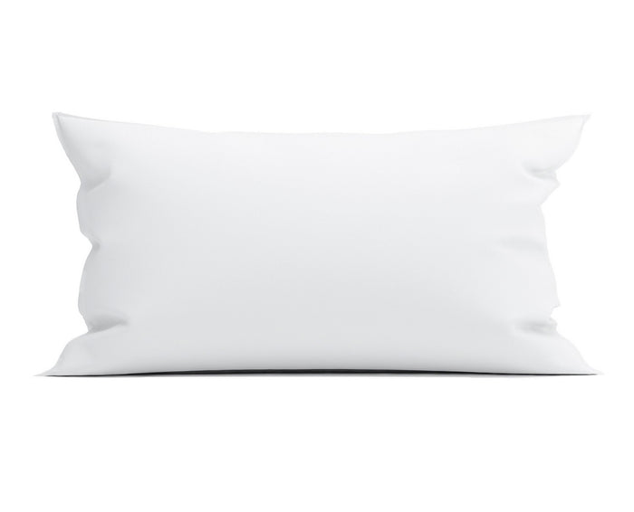 Yellow Kussensloop Percal Katoen optic white