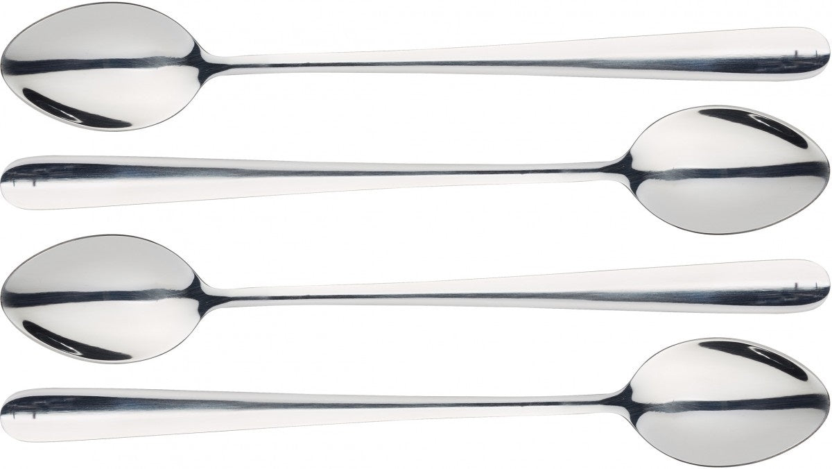 Latte Macchiato Lepels - Set van 4 - RVS - MasterClass