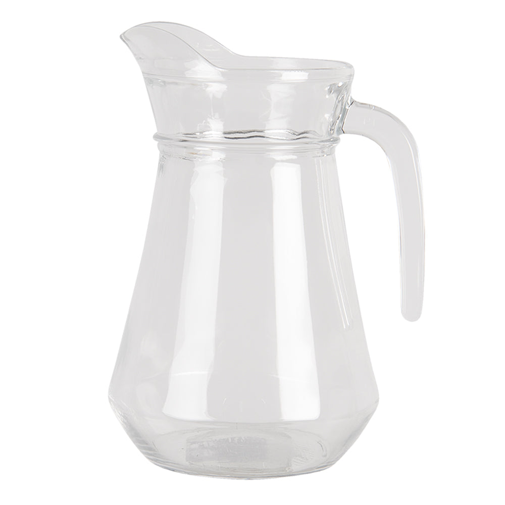 Clayre & Eef Decoratieve Schenkkan 1250 ml Glas Waterkan Kan