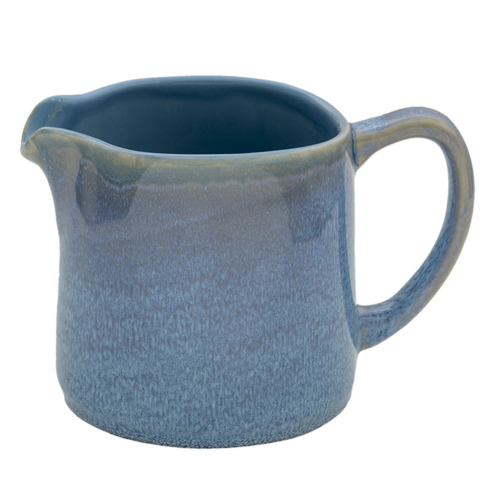 Clayre & Eef Decoratieve Schenkkan 16*10*10 cm Blauw Keramiek Rond