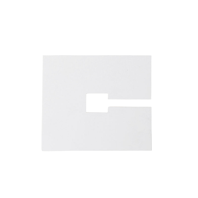 QAZQA diversen afdekplaatje - Wit - - L 100mm