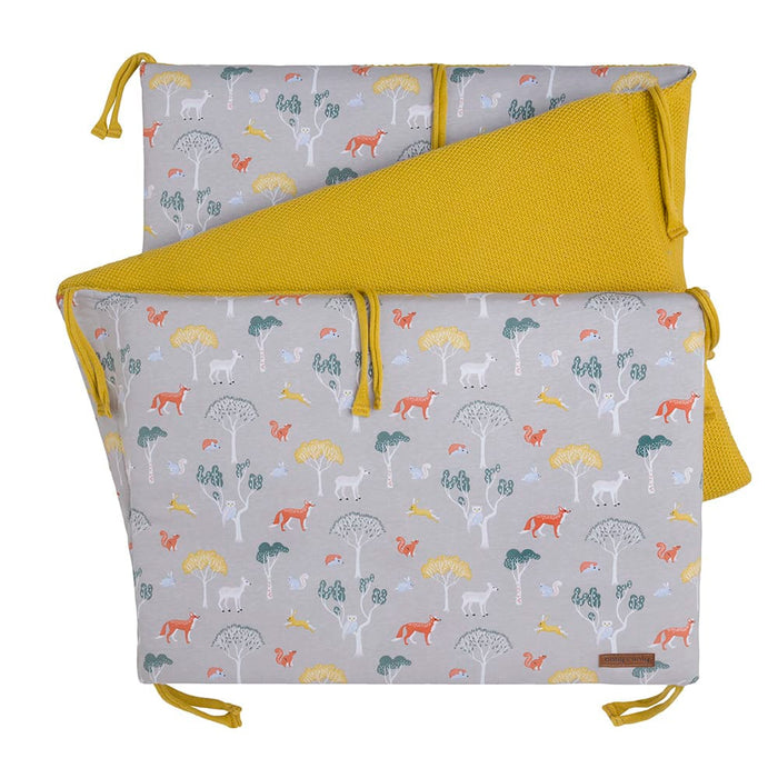 Baby's Only Bedbumper Forest - Mustard - 180x40x4 cm