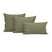 Heckett & Lane Wafel Kussensloop Katoen olive green