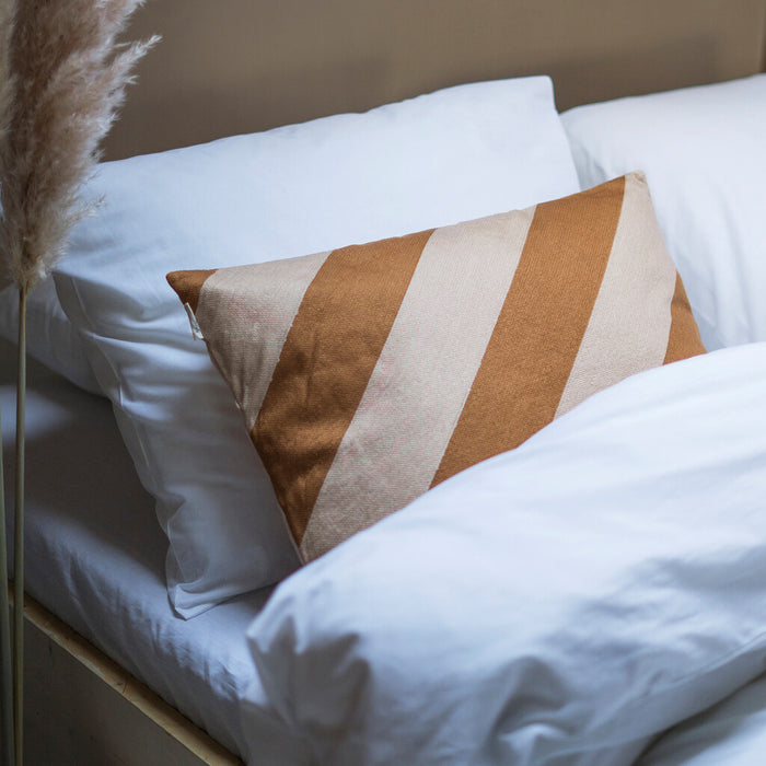 Dindi Home - Kussensloop Plain Beauty - 2x 60x70 - Wit