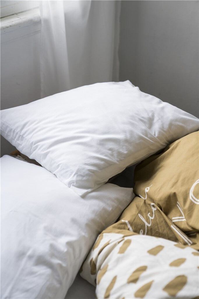 Dindi Home - Kussensloop Plain Beauty - 2x 60x70 - Wit