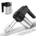 Aigostar Hanson 30LYM Handmixer - 300 Watt - Zwart