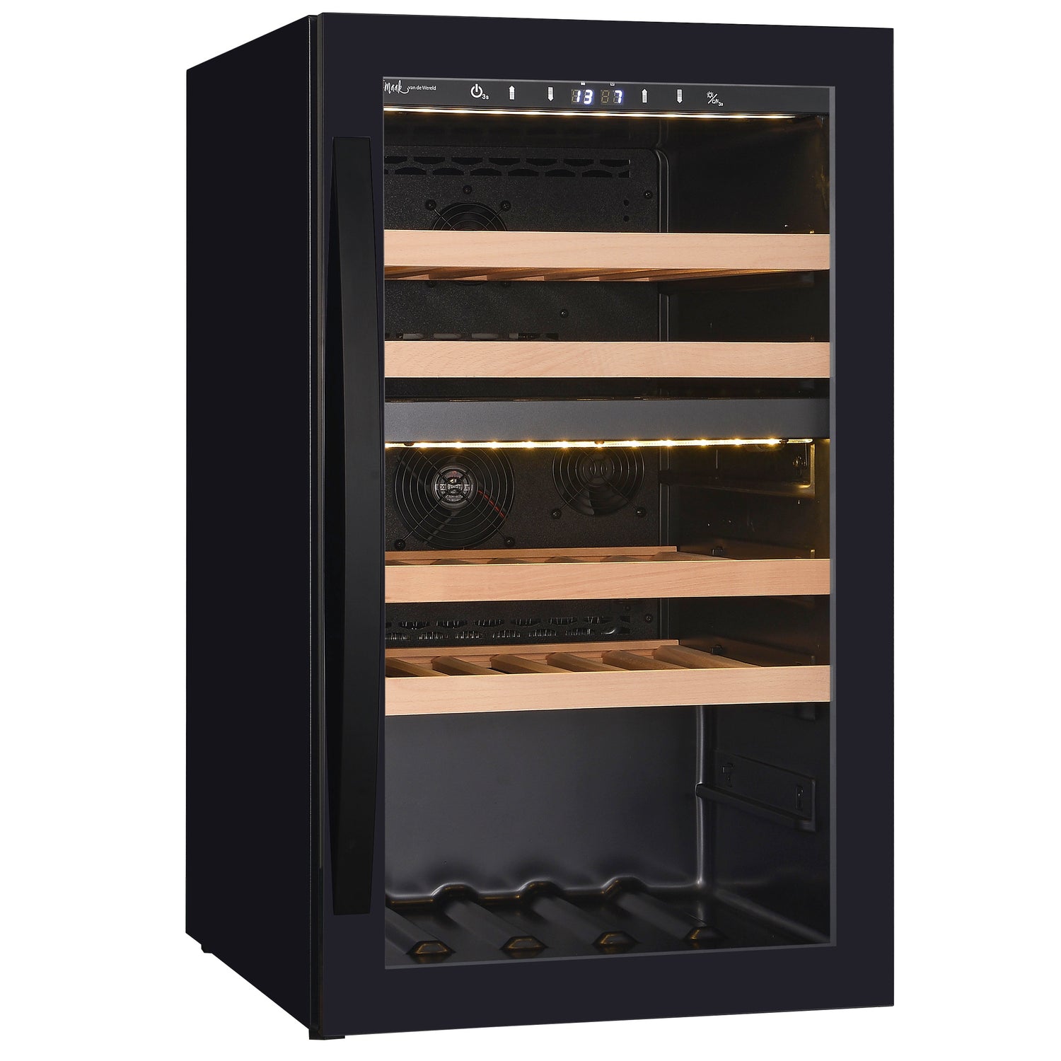 Wine Klima Excellence D40T ZWART - 40 flessen - 2 zones