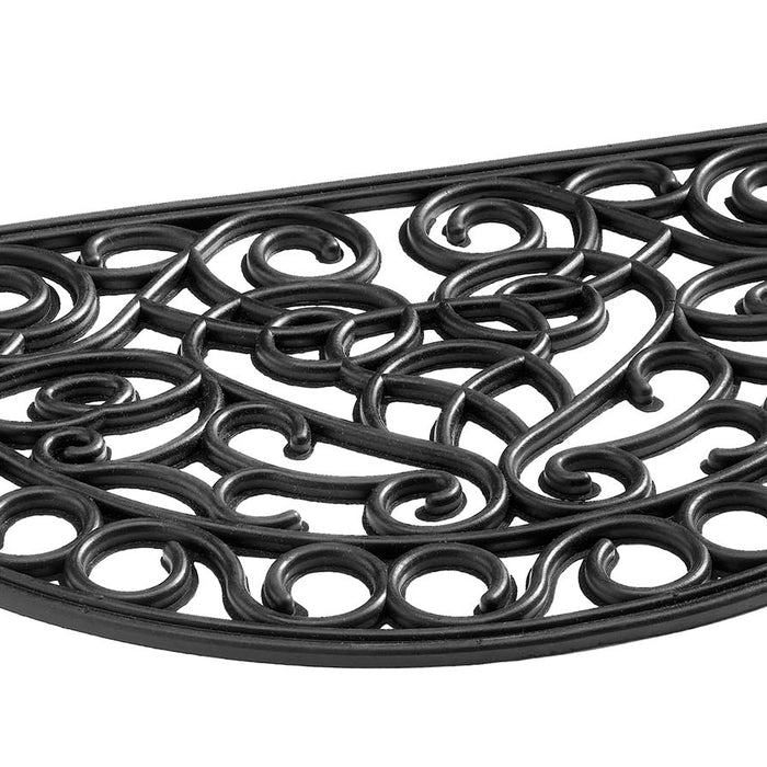 MD Entree - Deurmat - Rubbermat - Country Halfmoon - 45 x 75 cm