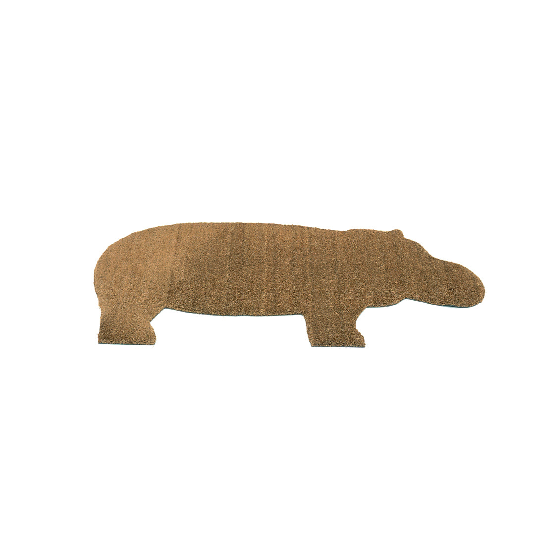 DROOG Design - Hippo mat - Nijlpaard Mat - Deurmat - Bruin