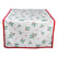Clayre & Eef Tafelloper Kerst  50x140 cm Wit Rood Katoen Rechthoek