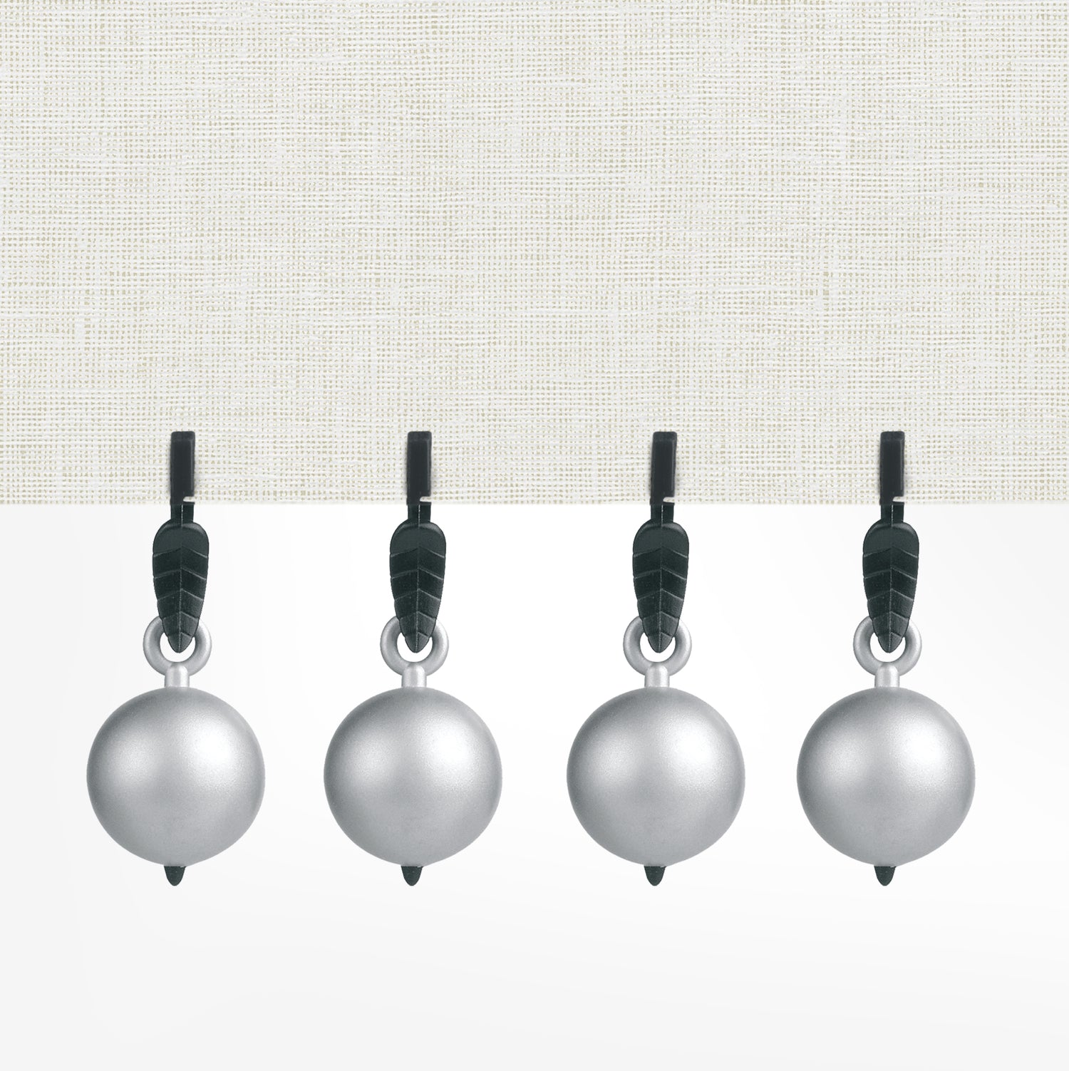 d-c-fix Tafelkleed Gewichtjes - 6x6cm - Grijs - Kogel - 4 stuks